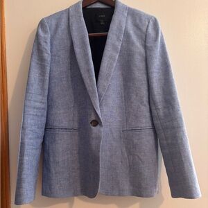 J. Crew Blue Blazer Modern Fit Single-Breasted